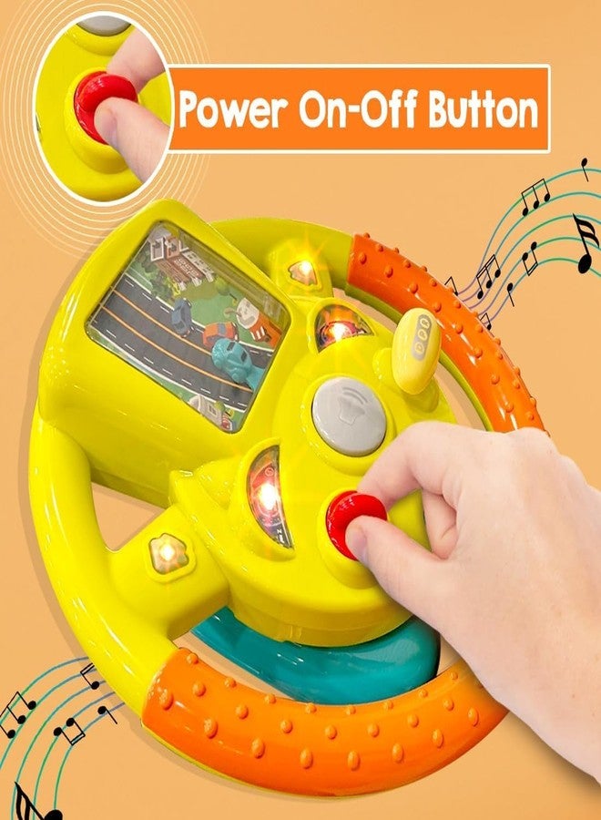 HARIRUP® Musicly Stering Wheel with Light & Game| Driving Car Toy with Light & Sound| Little Driver Steering Wheel| Car Steering Wheel Toy for Kids Best Gift - Image 2